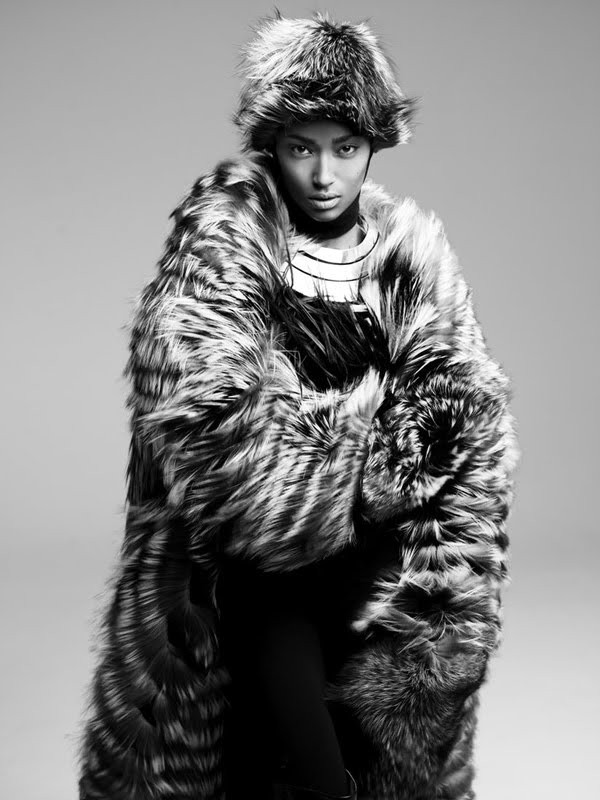 Anais Mali featured in Furs Revisiting the original modern Luxury, September 2010