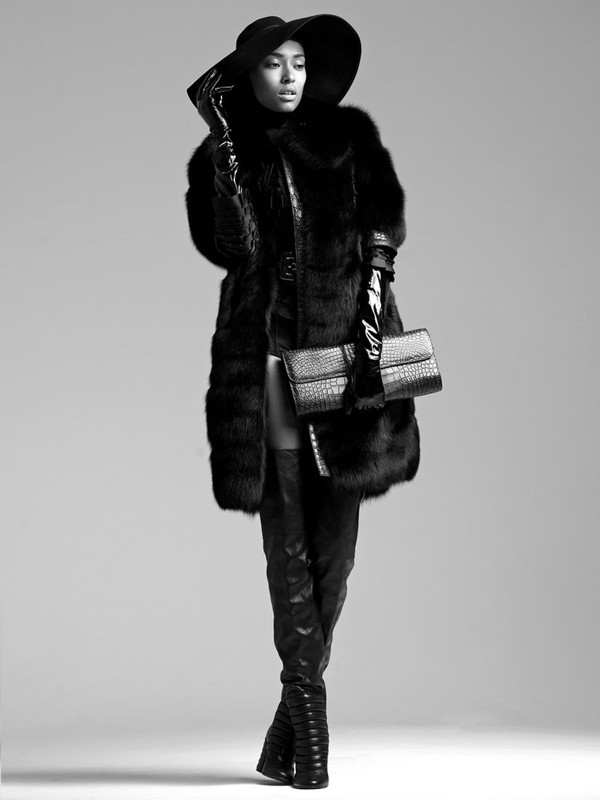 Anais Mali featured in Furs Revisiting the original modern Luxury, September 2010
