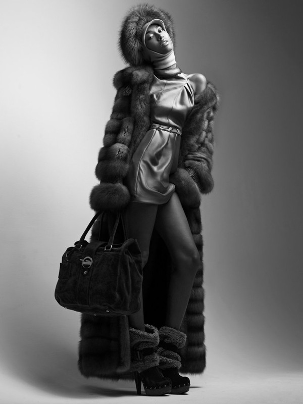 Anais Mali featured in Furs Revisiting the original modern Luxury, September 2010