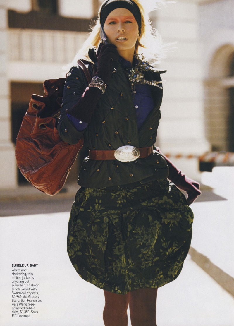 Karolina Kurkova featured in To Serve and Protect, October 2006