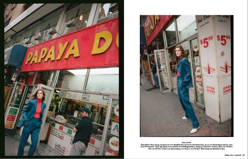 Hilary Rhoda featured in Urban Uniform, October 2019