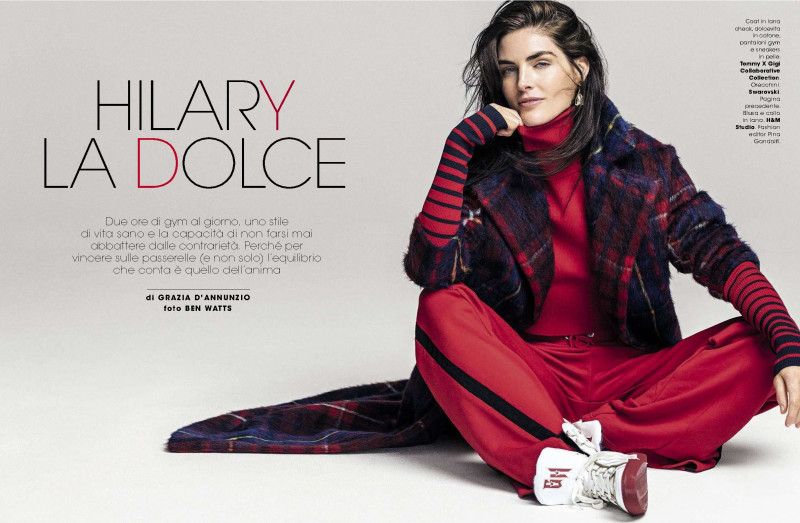 Hilary Rhoda featured in Hilary La Dolce, October 2017