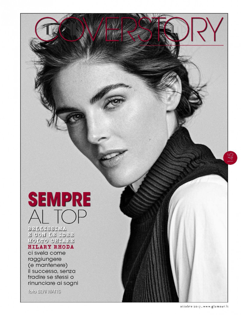 Hilary Rhoda featured in Hilary La Dolce, October 2017