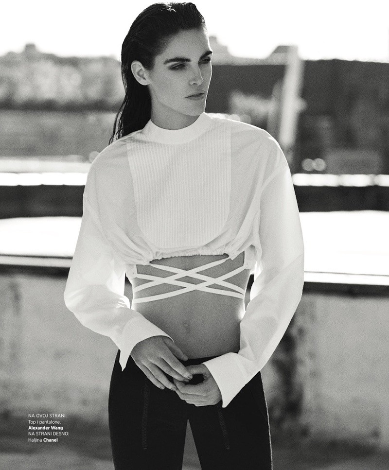 Hilary Rhoda featured in Senzualne Note, June 2017