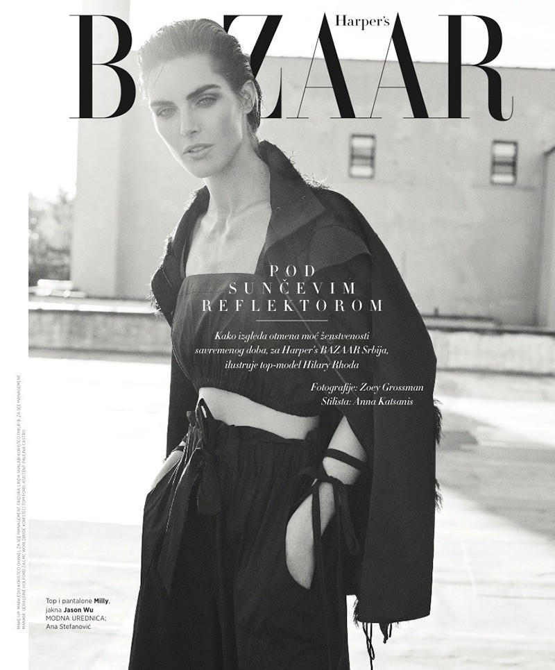 Hilary Rhoda featured in Senzualne Note, June 2017