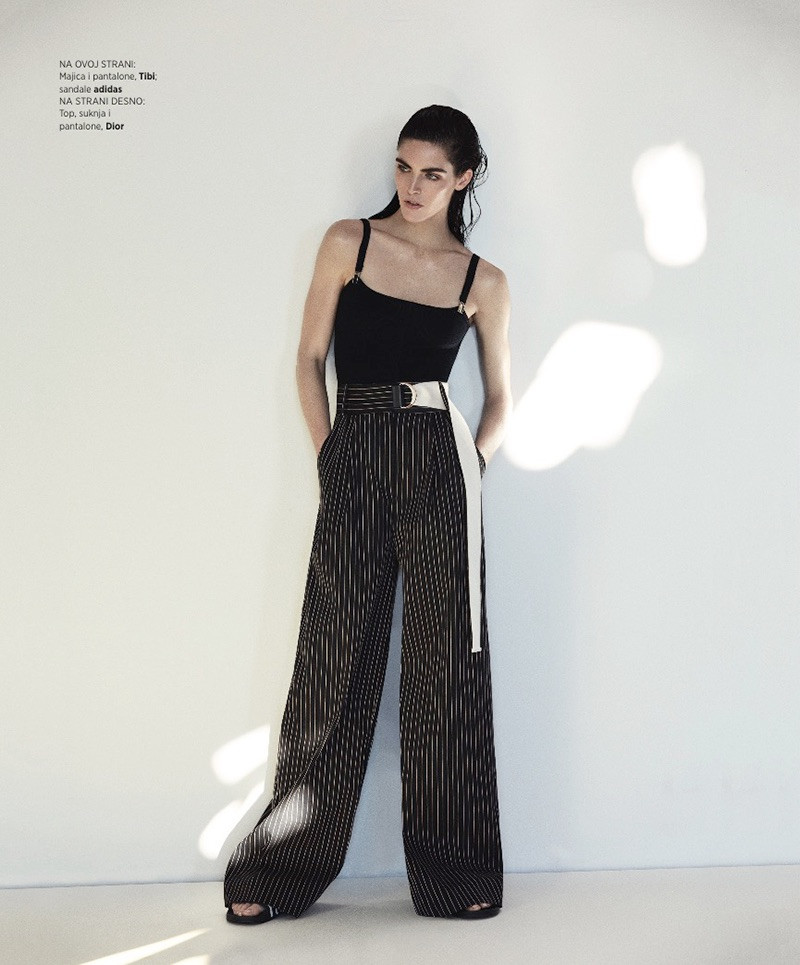 Hilary Rhoda featured in Senzualne Note, June 2017