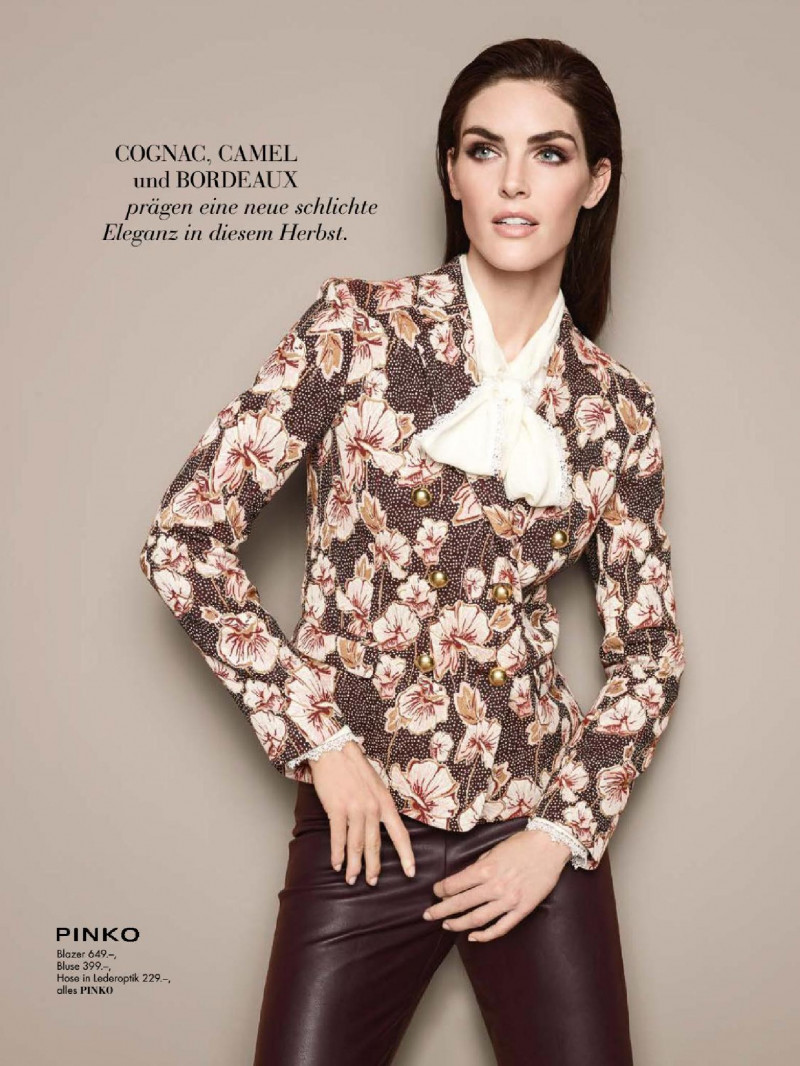 Hilary Rhoda featured in Queen Of Elegance, September 2016