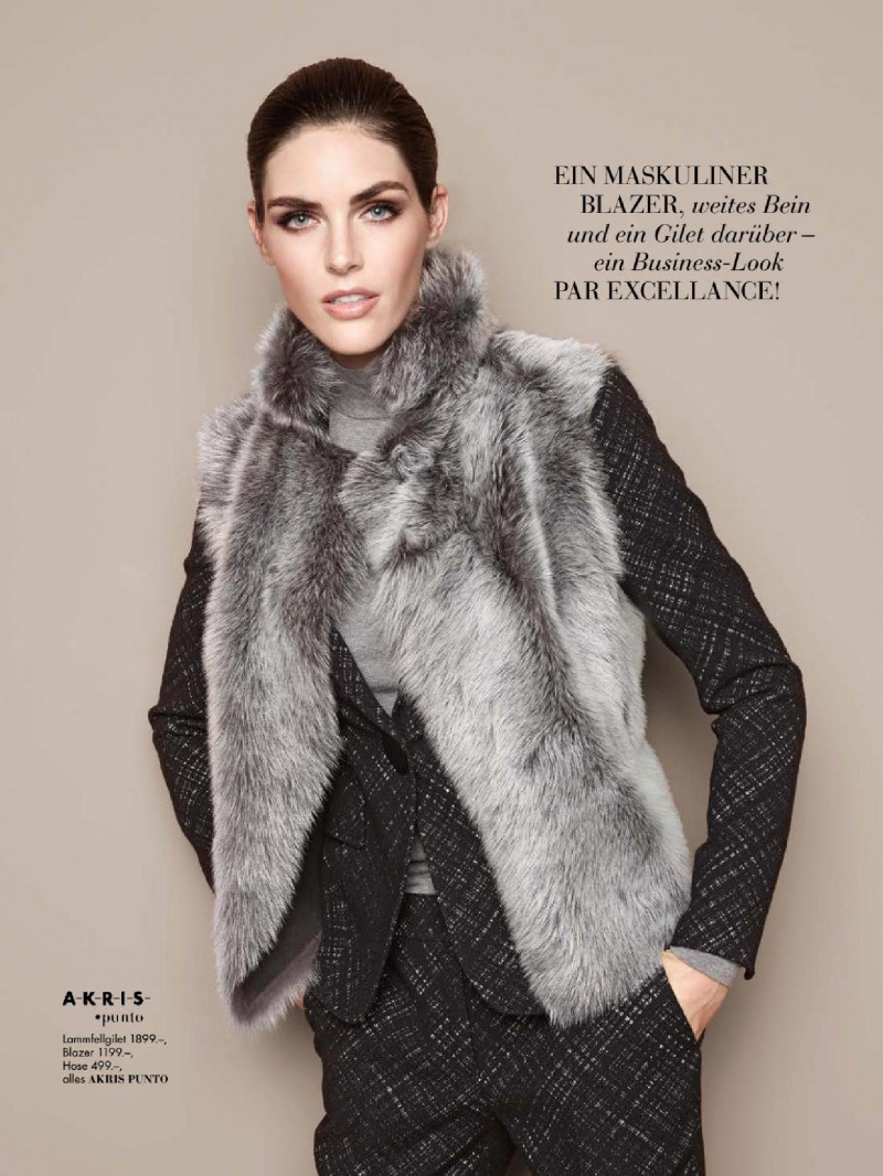 Hilary Rhoda featured in Queen Of Elegance, September 2016