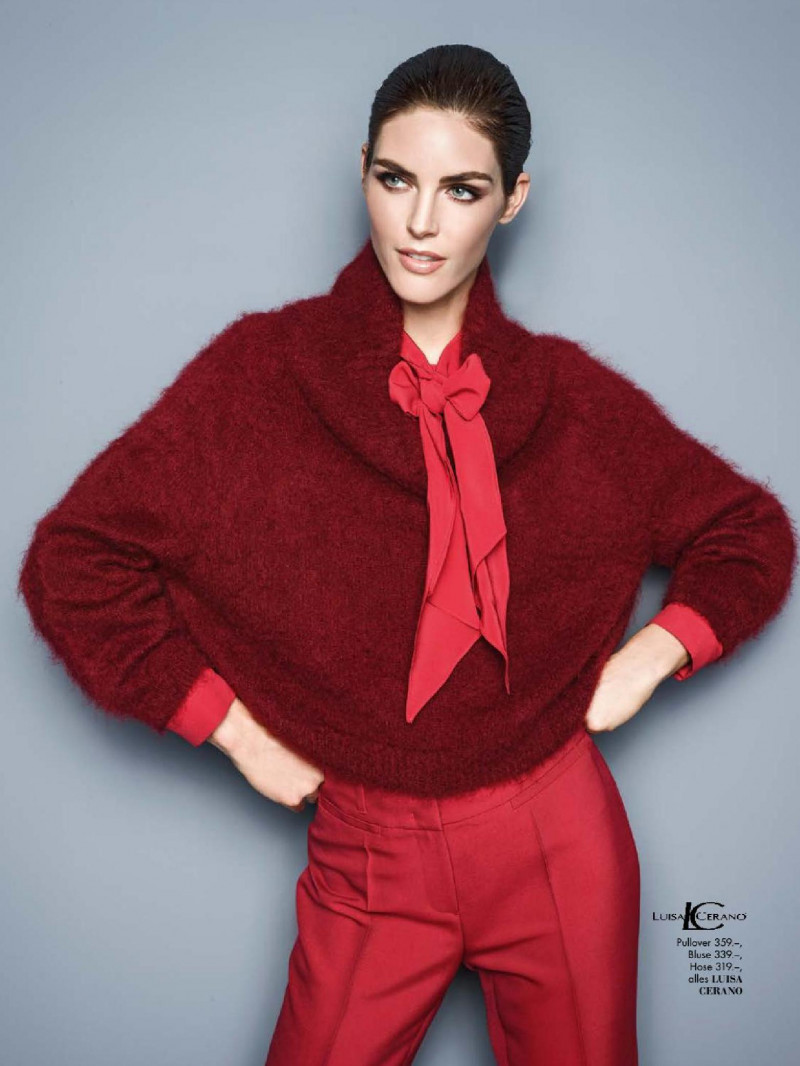 Hilary Rhoda featured in Queen Of Elegance, September 2016