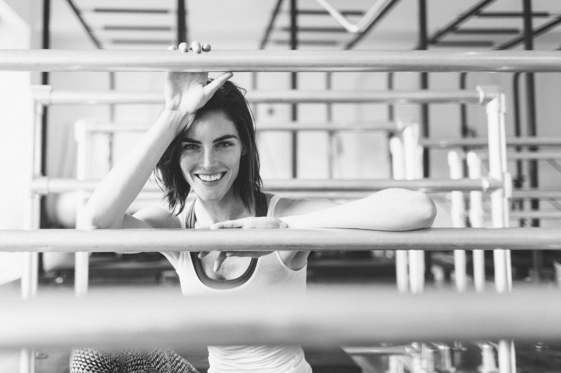 Hilary Rhoda featured in Working Out With Hilary Rhoda, February 2014