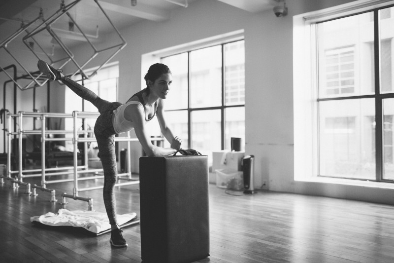 Hilary Rhoda featured in Working Out With Hilary Rhoda, February 2014