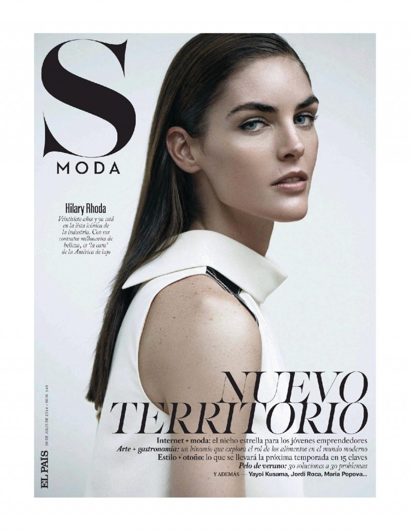 Hilary Rhoda featured in Identidad Americana, July 2014