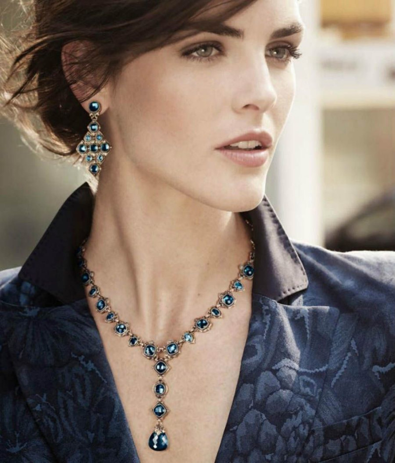 Hilary Rhoda featured in The Dazzle Is In The Details, September 2012