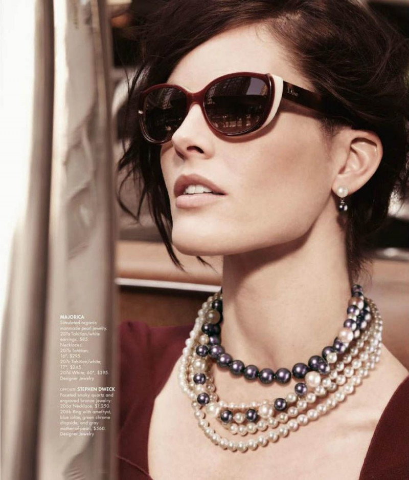 Hilary Rhoda featured in The Dazzle Is In The Details, September 2012