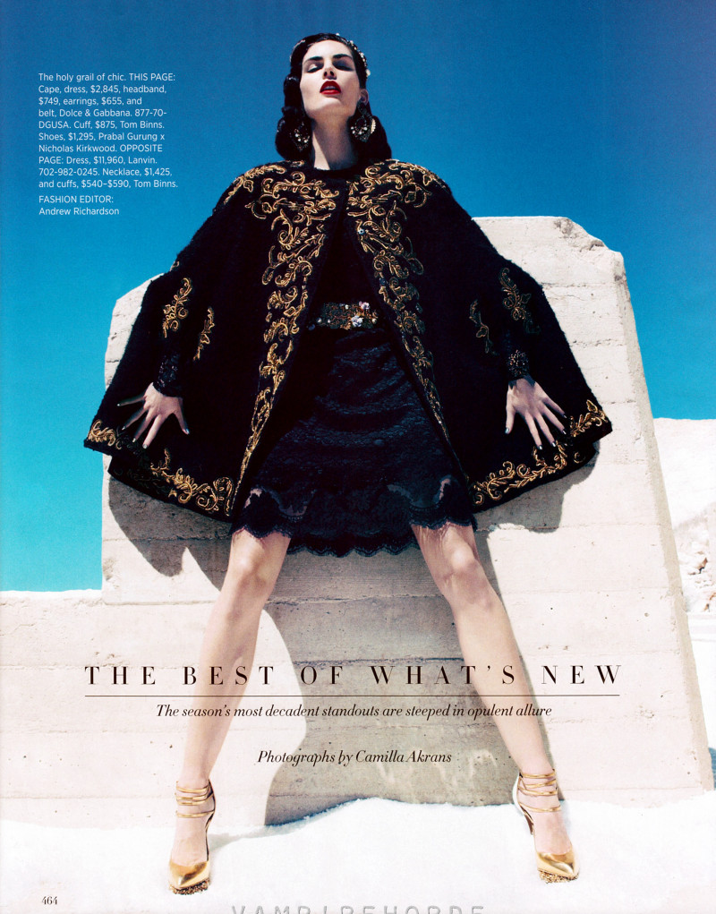 Hilary Rhoda featured in The Best of What\'s New, September 2012