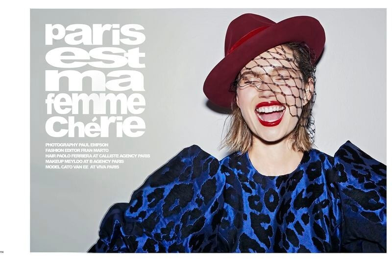 Cato van Ee featured in Paris est ma femme cherie, September 2019