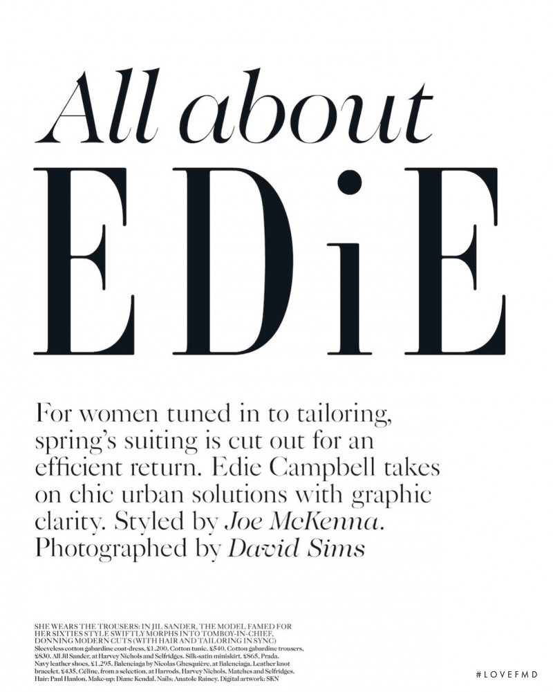 All About Edie, April 2013