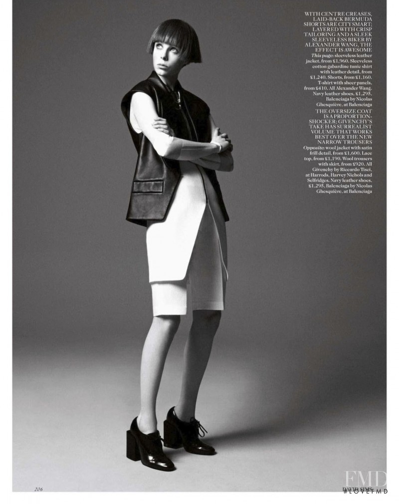 Edie Campbell featured in All About Edie, April 2013