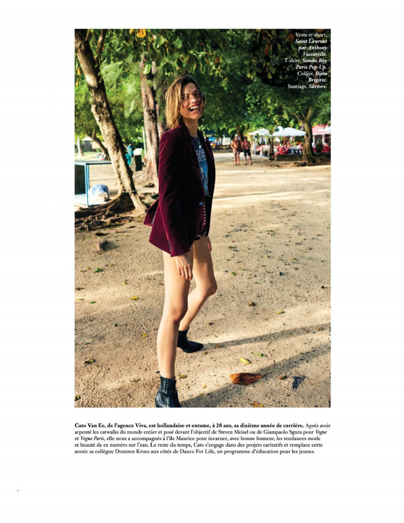 Cato van Ee featured in Bain De Soleil, June 2018