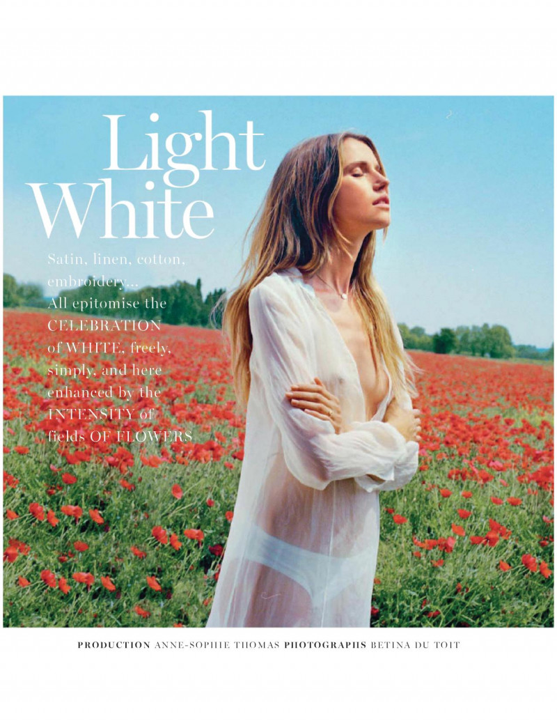 Cato van Ee featured in Light White, October 2017