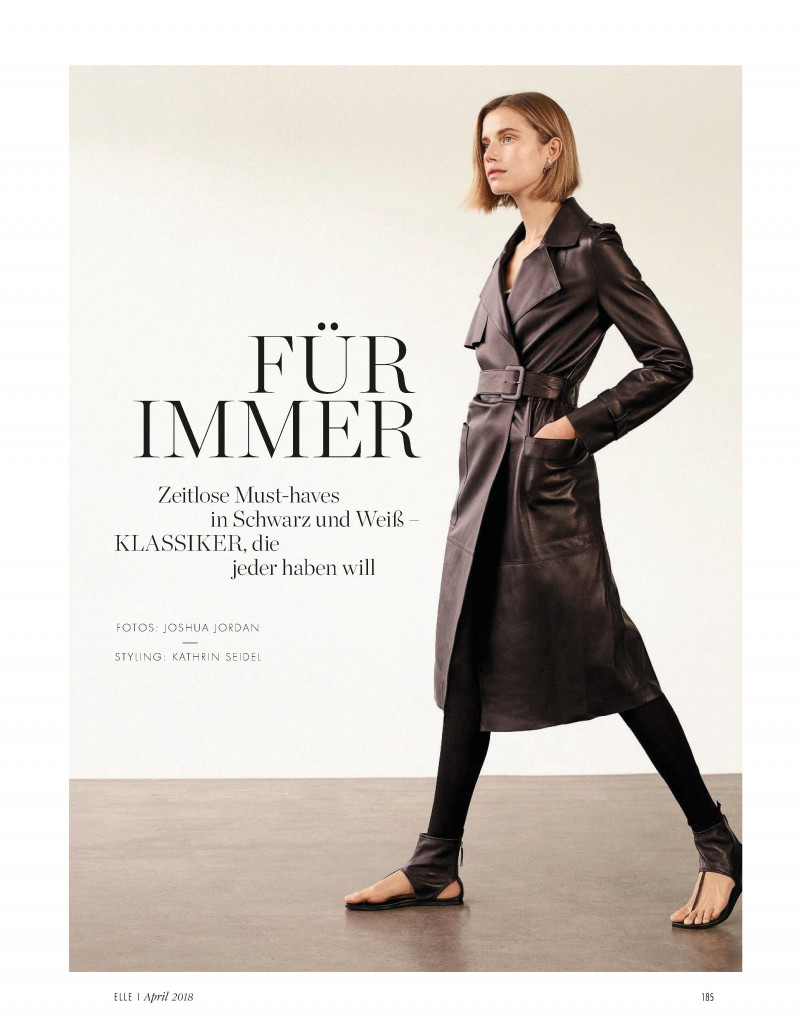 Cato van Ee featured in Für Immer, April 2018