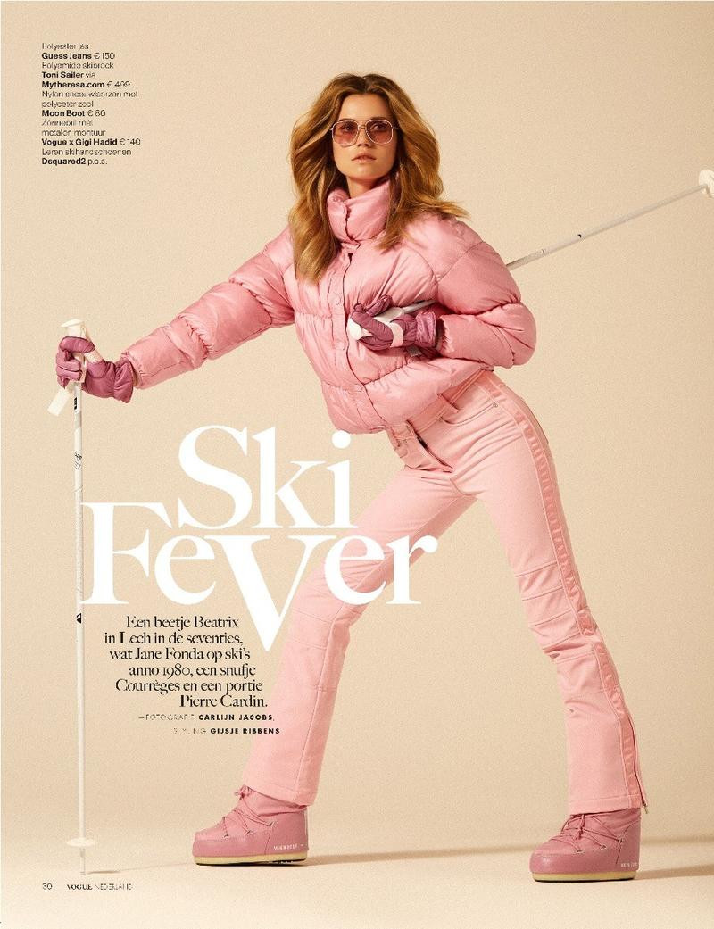 Cato van Ee featured in Ski Fever, January 2018