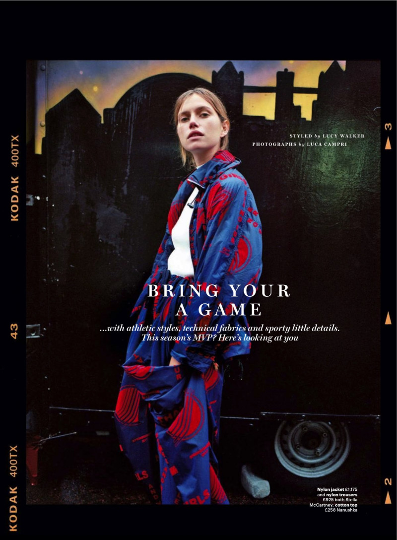 Cato van Ee featured in Bring Your A Game, April 2017