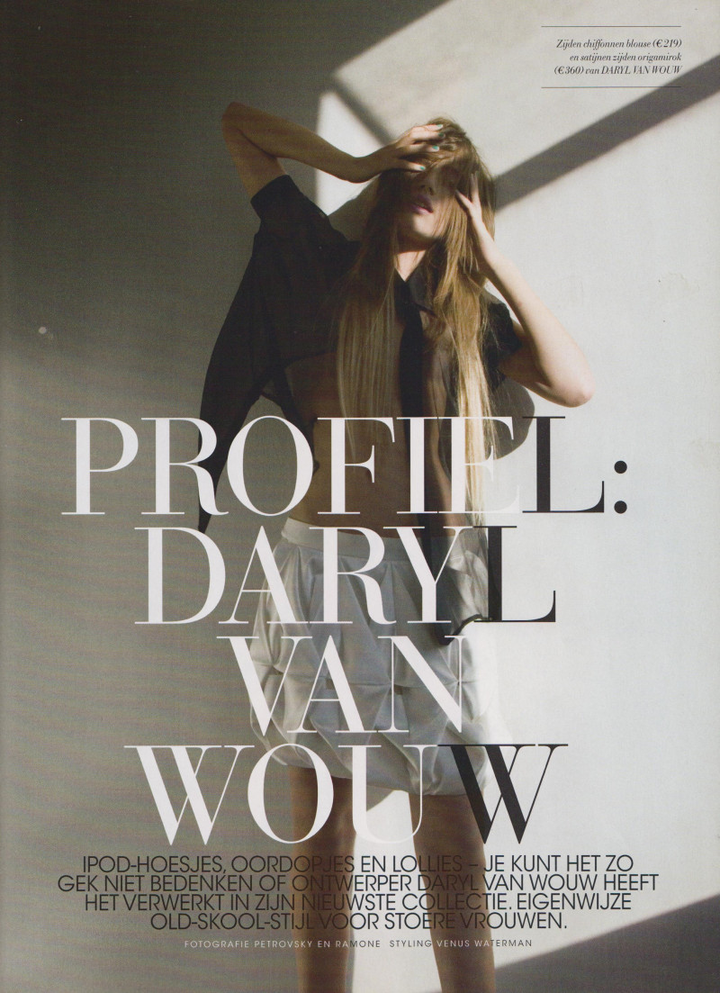 Cato van Ee featured in Profiel: Daryl Van Wouw, January 2008