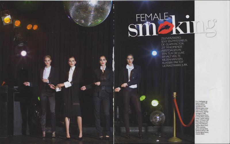 Cato van Ee featured in Female Smoking, December 2007