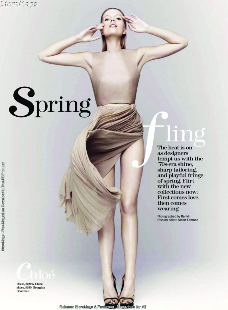 Cato van Ee featured in Sprign Fling, January 2011