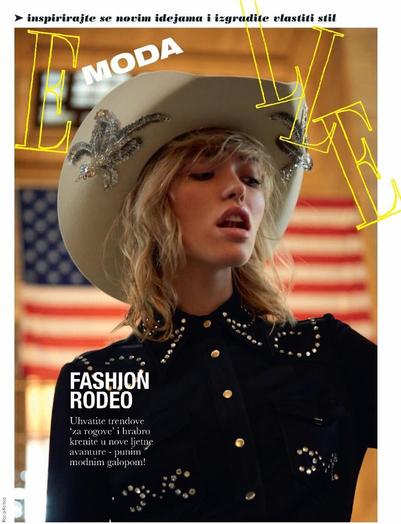 Cora Keegan featured in Fashion Rodeo, June 2017
