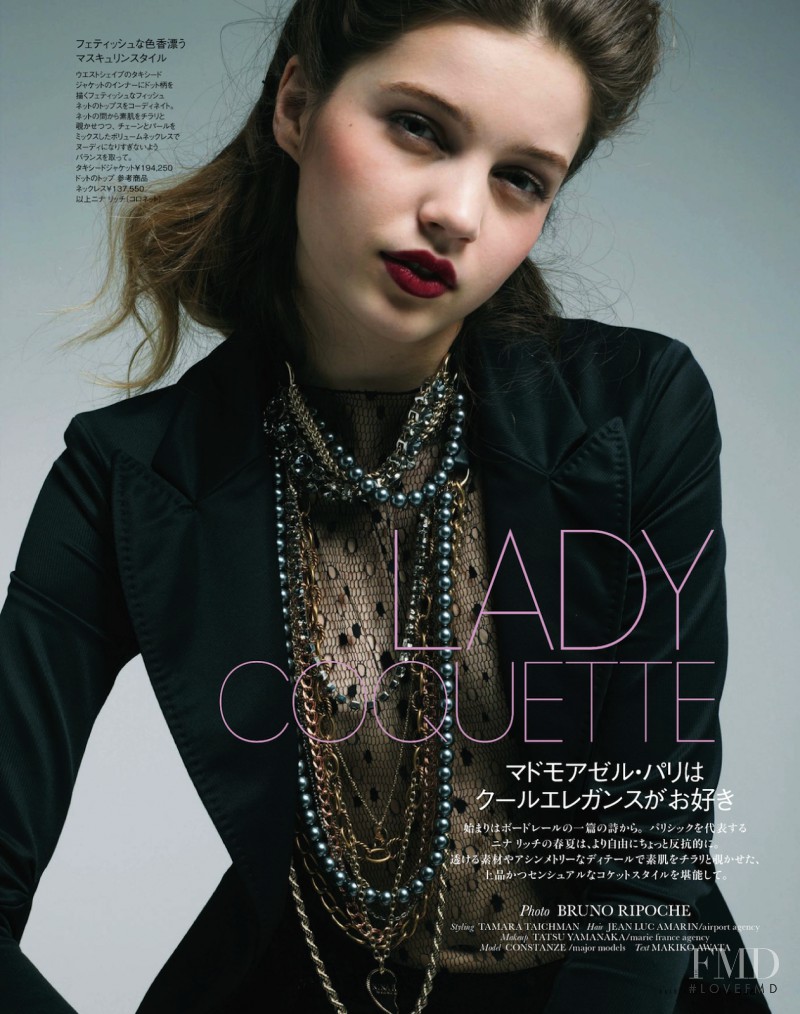 Constanze Saemann featured in Lady Coquette, April 2013