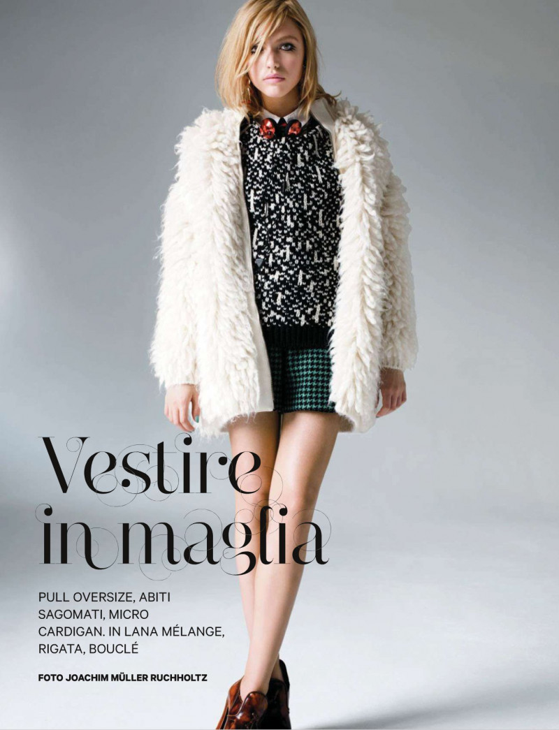 Cora Keegan featured in Vestire in maglia, August 2012