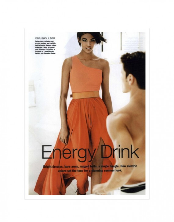 Sessilee Lopez featured in Energy Drink, June 2011