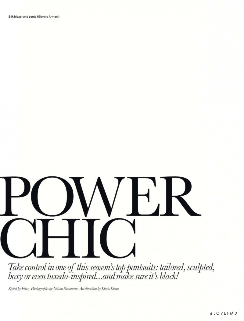 Power Chic, April 2013