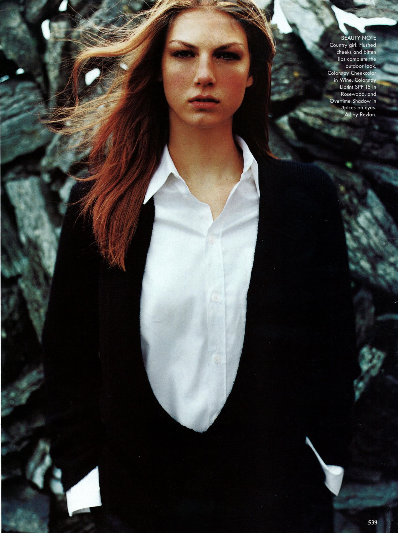 Angela Lindvall featured in Celtic Chic, September 1998