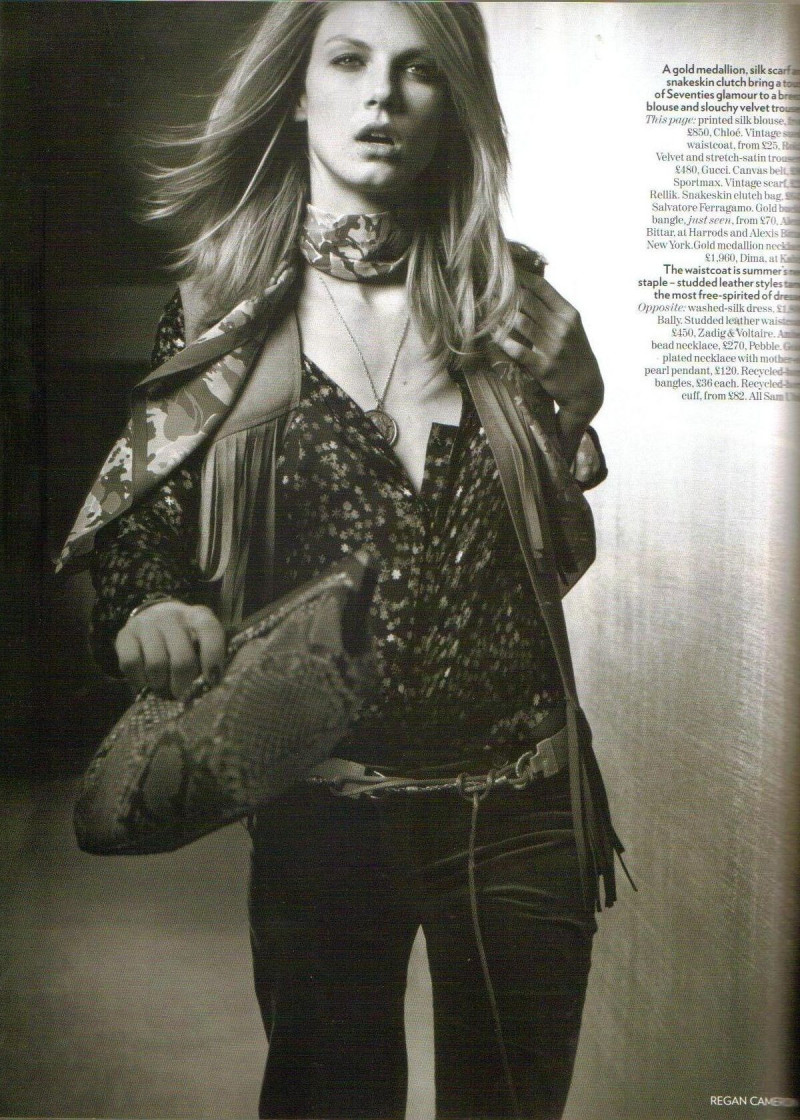 Angela Lindvall featured in Easy Street, June 2008