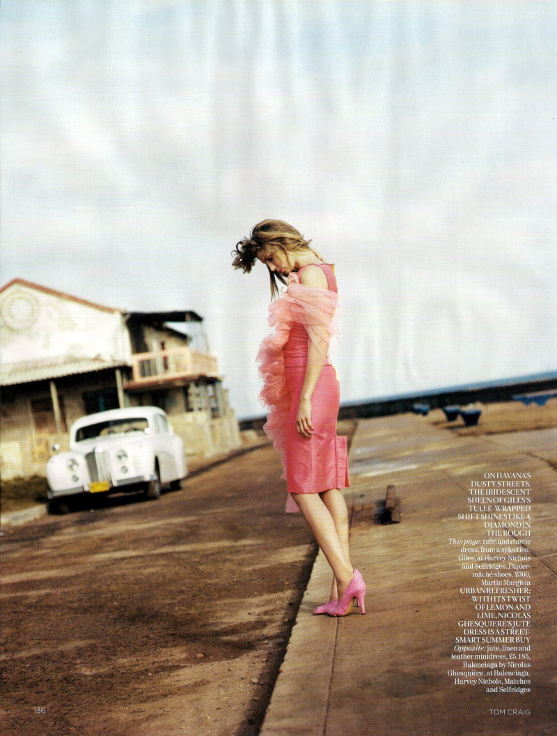 Angela Lindvall featured in Viva Cuba, June 2010