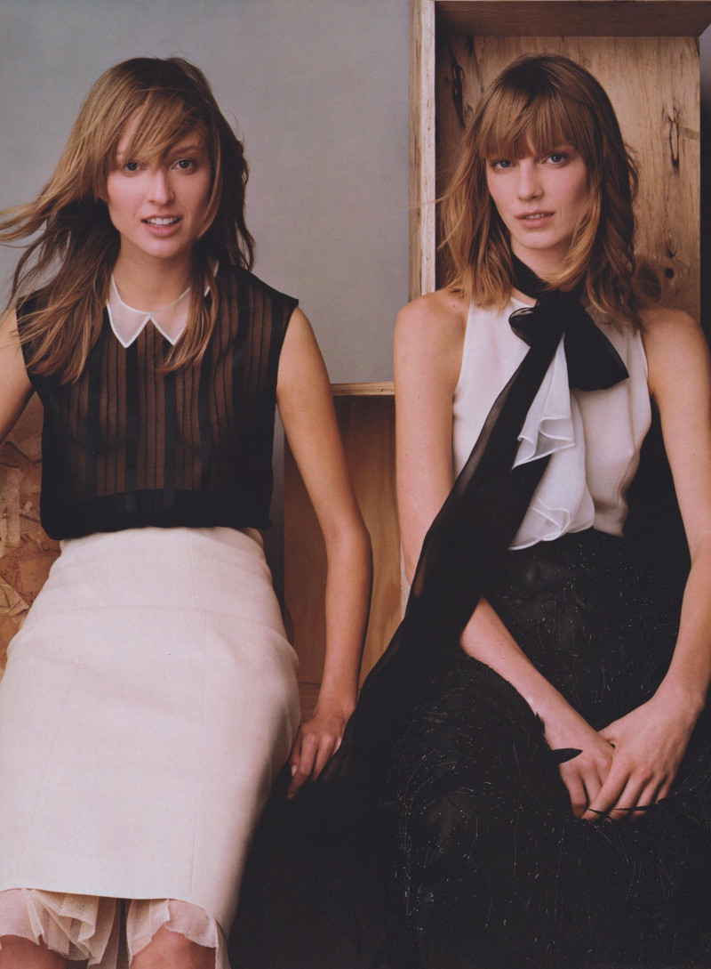 Angela Lindvall featured in The Blouse That Roared, June 2001