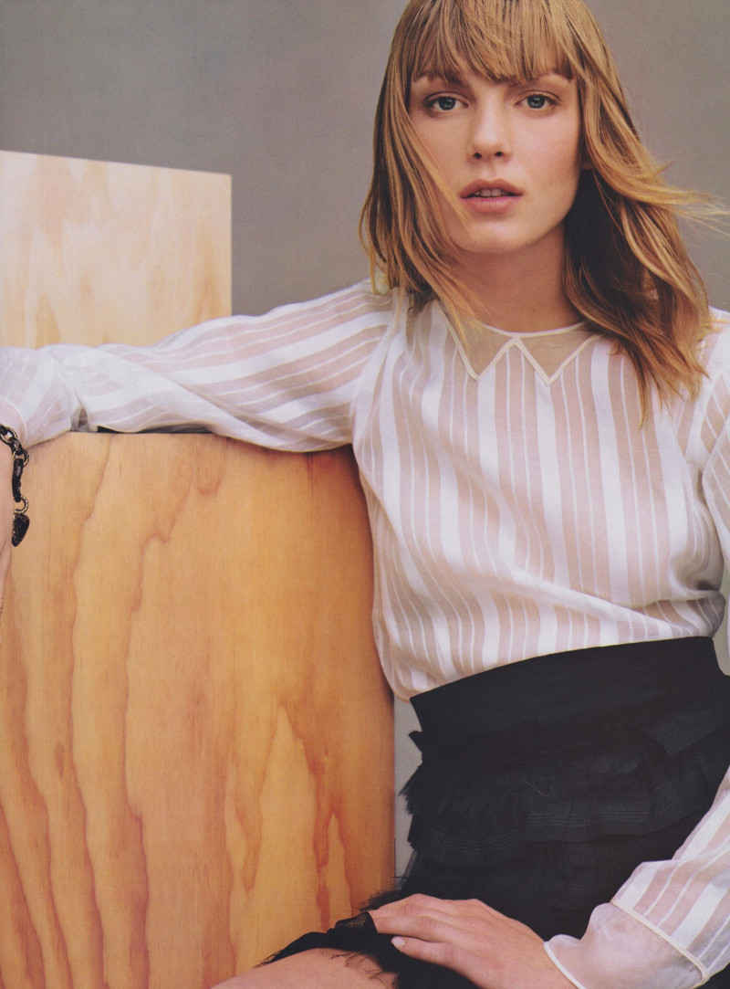 Angela Lindvall featured in The Blouse That Roared, June 2001