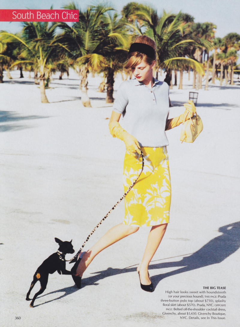 Angela Lindvall featured in Short Things, April 2001