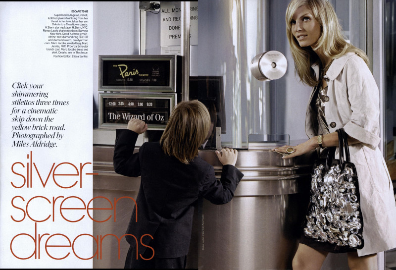 Angela Lindvall featured in Silver-screen Dreams, December 2006