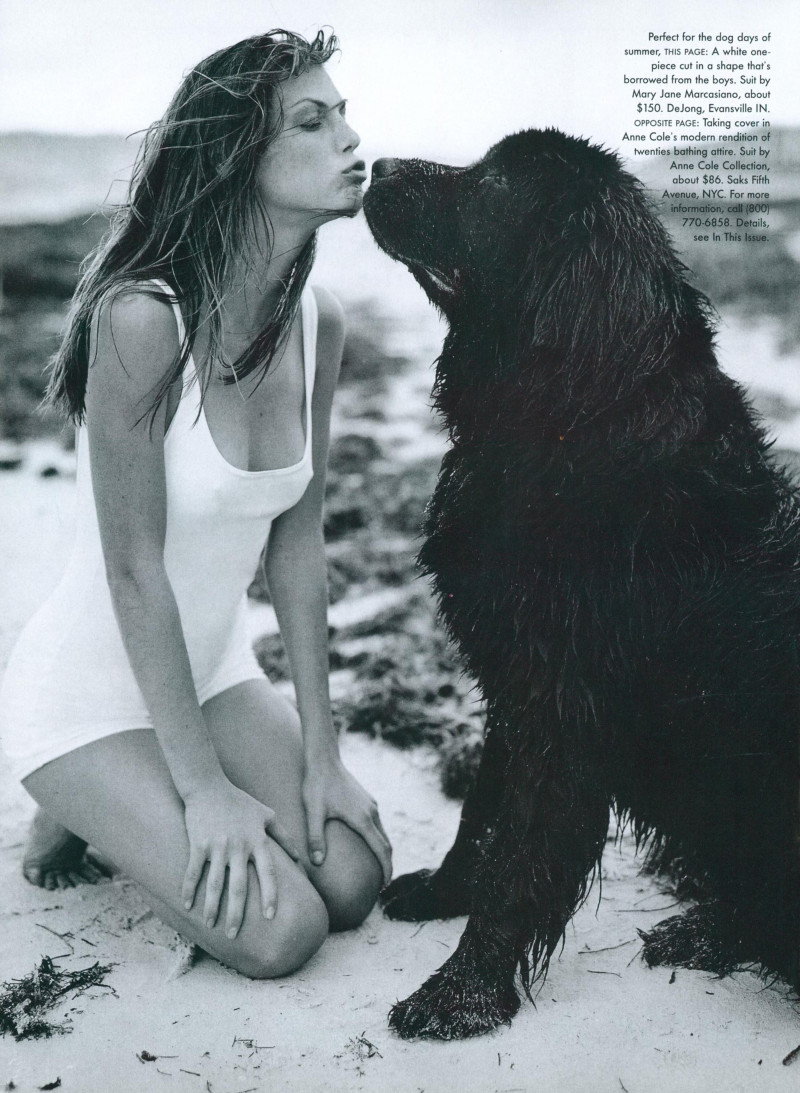 Angela Lindvall featured in Bring on the Tanks, May 1998