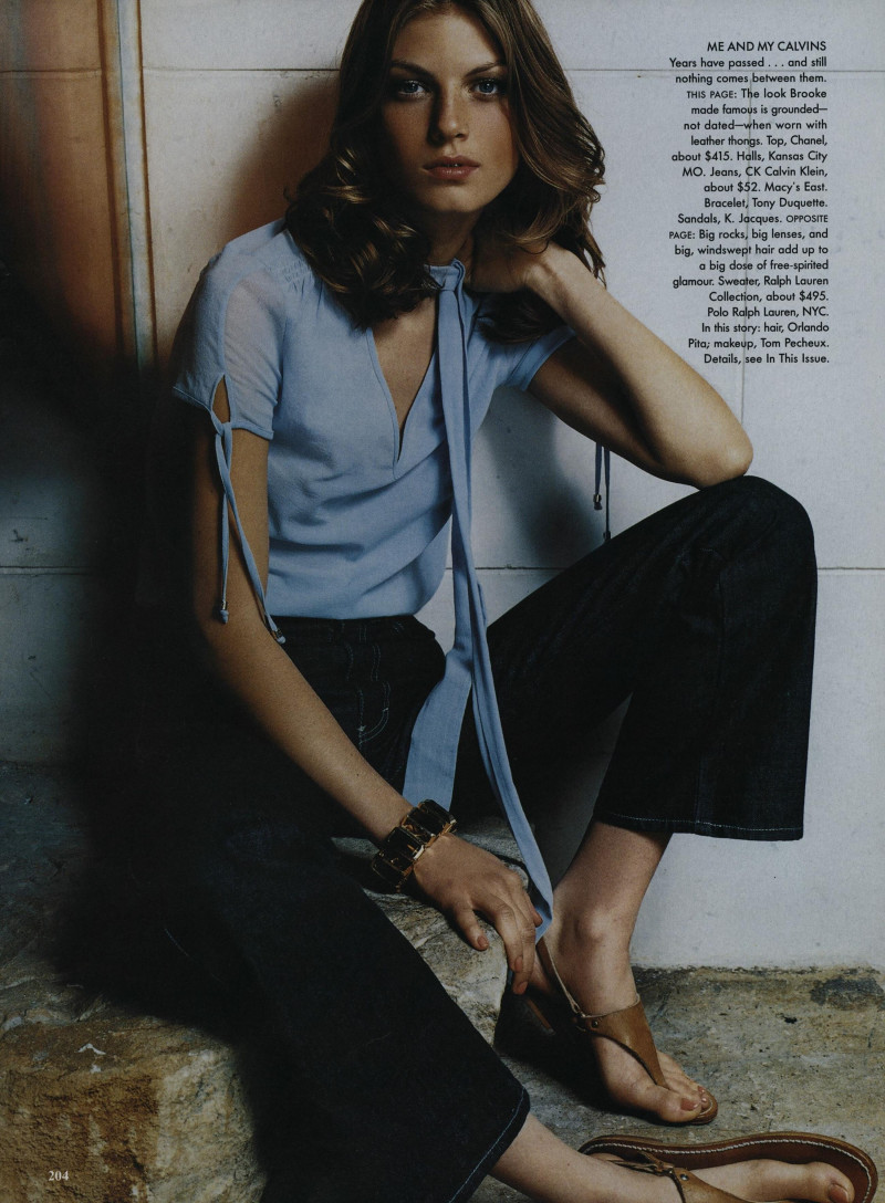 Angela Lindvall featured in American Classic, February 1999