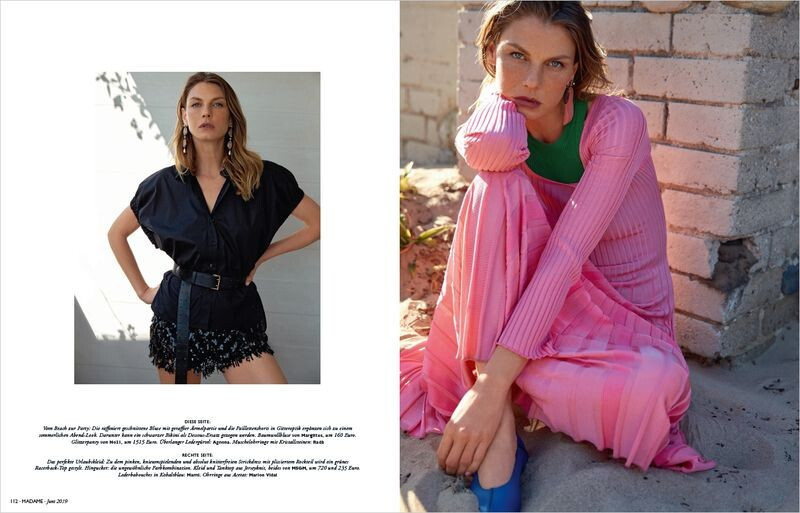 Angela Lindvall featured in The Big Easy, June 2019
