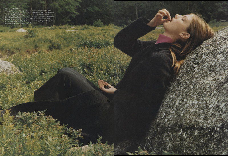 Angela Lindvall featured in Great Lengths, October 1998