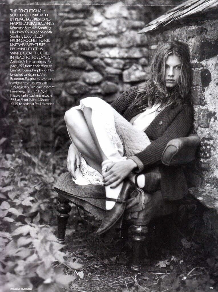Angela Lindvall featured in Another Country, January 1998