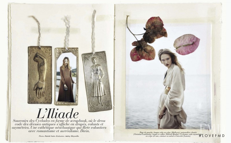 Ania Chiz featured in L\'Iliade, March 2013