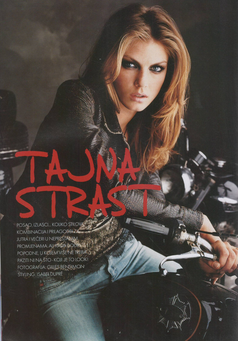 Angela Lindvall featured in Tajna Strast, September 2003