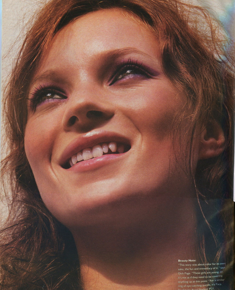Kate Moss featured in Babe Watch, January 1999